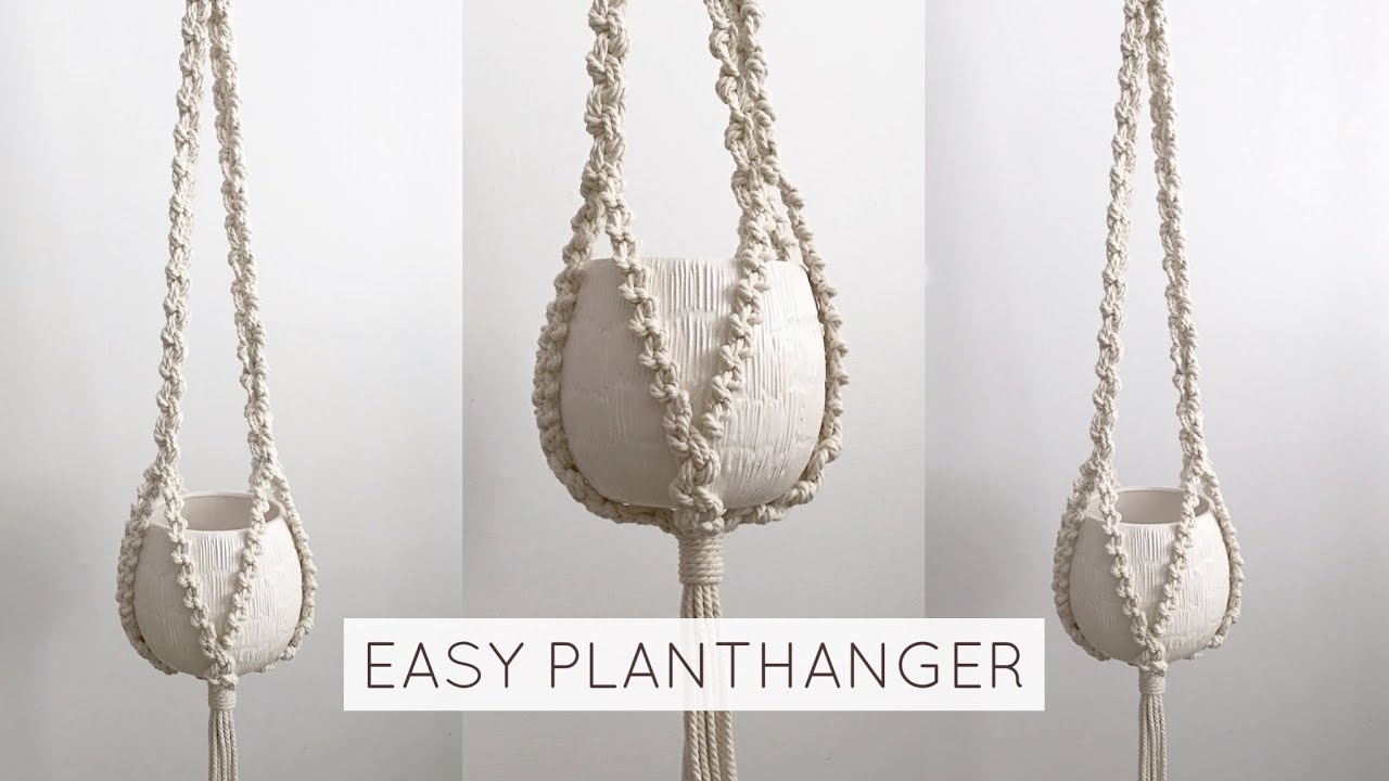 How to Make a DIY Macramé Plant Hanger